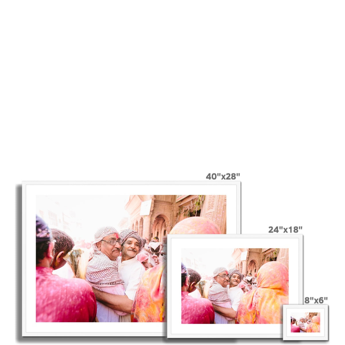 HOLI FESTIVAL III Framed & Mounted Print