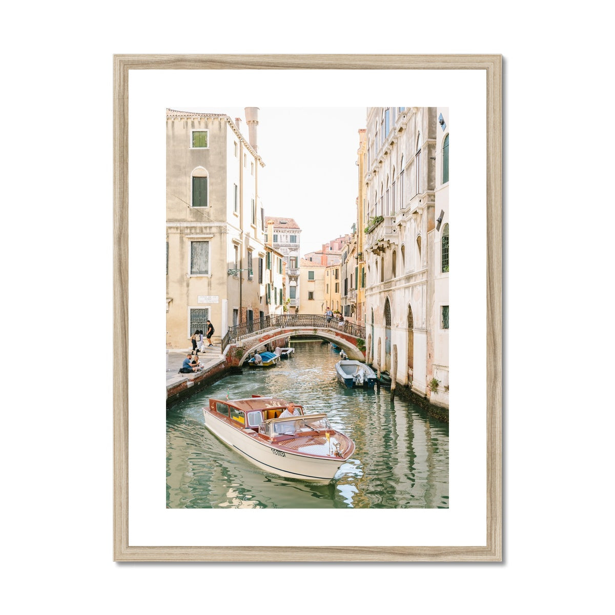 VENICE BOAT II Framed & Mounted Print