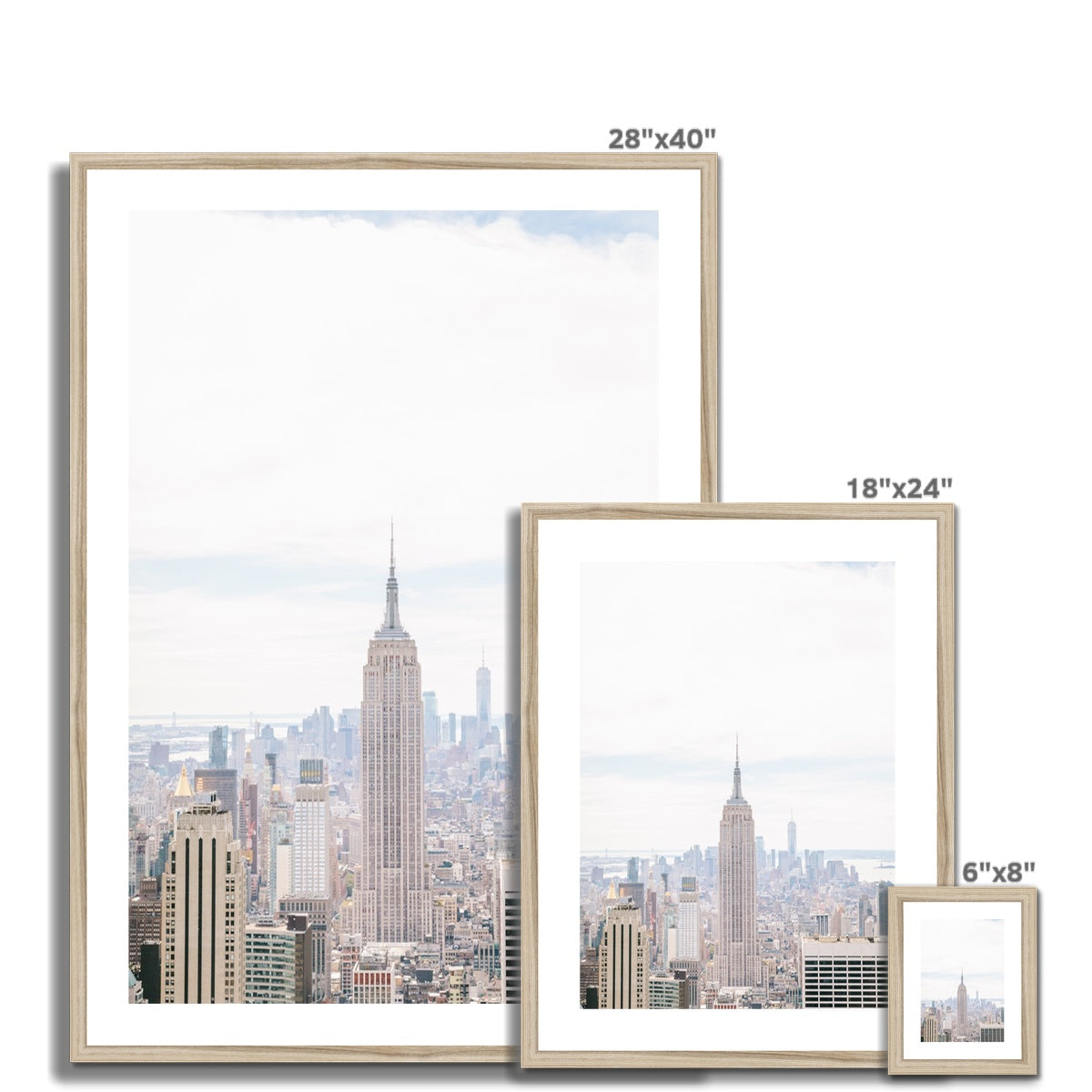 EMPIRE STATE BUILDING Framed & Mounted Print