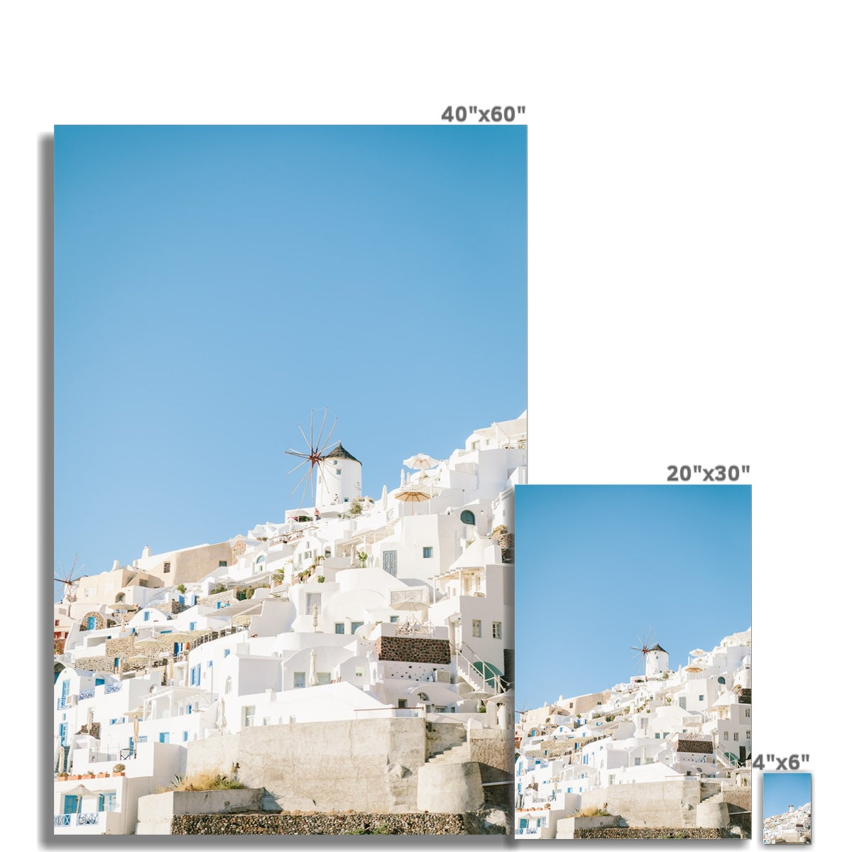 SANTORINI IV Fine Art Print