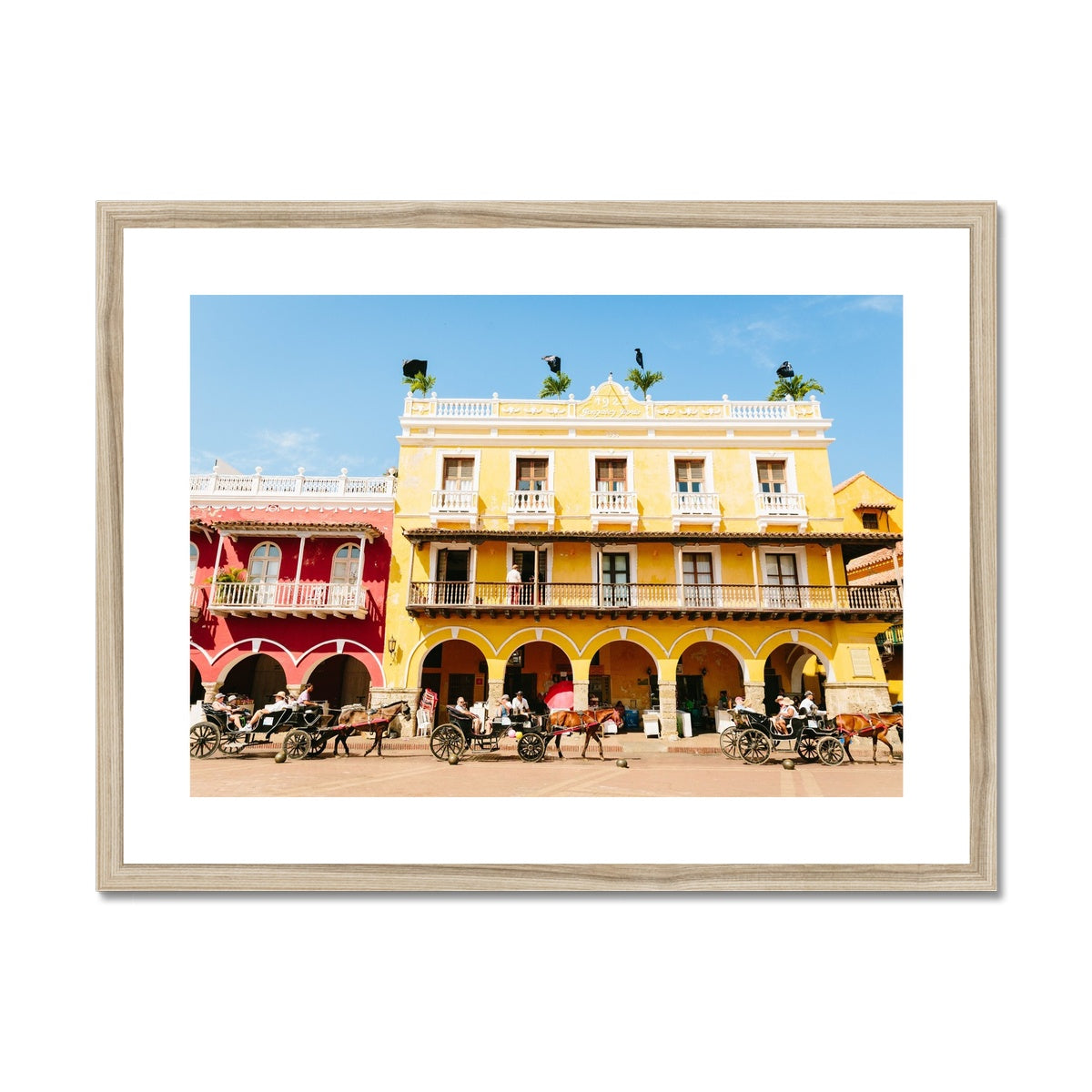CARTAGENA PLAZA Framed & Mounted Print
