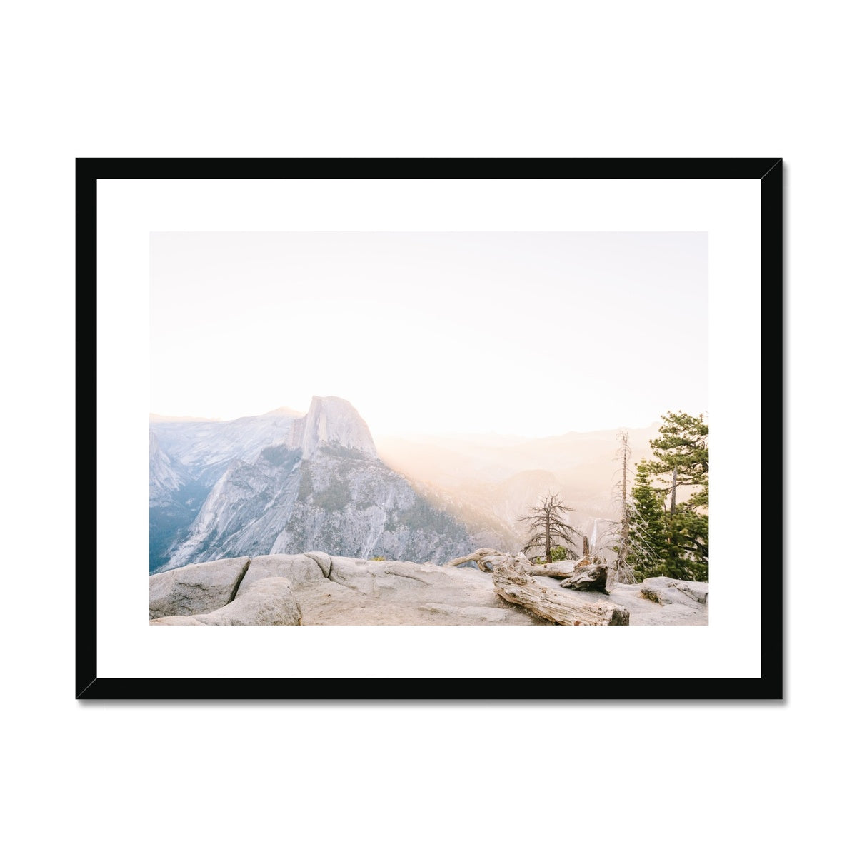 HALF DOME SUNRISE II Framed & Mounted Print