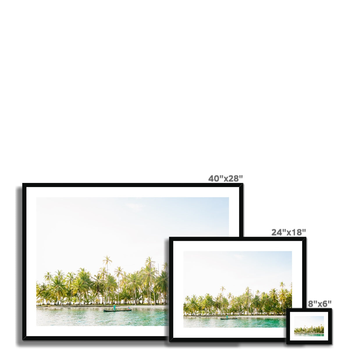 SAN BLAS MORNING Framed & Mounted Print