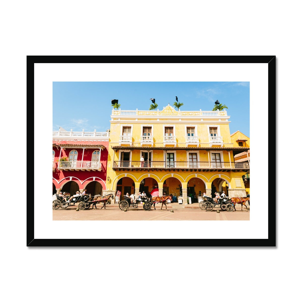 CARTAGENA PLAZA Framed & Mounted Print