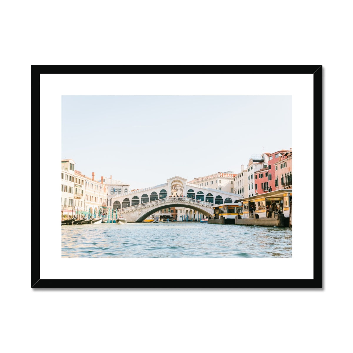 RIALTO BRIDGE Framed & Mounted Print