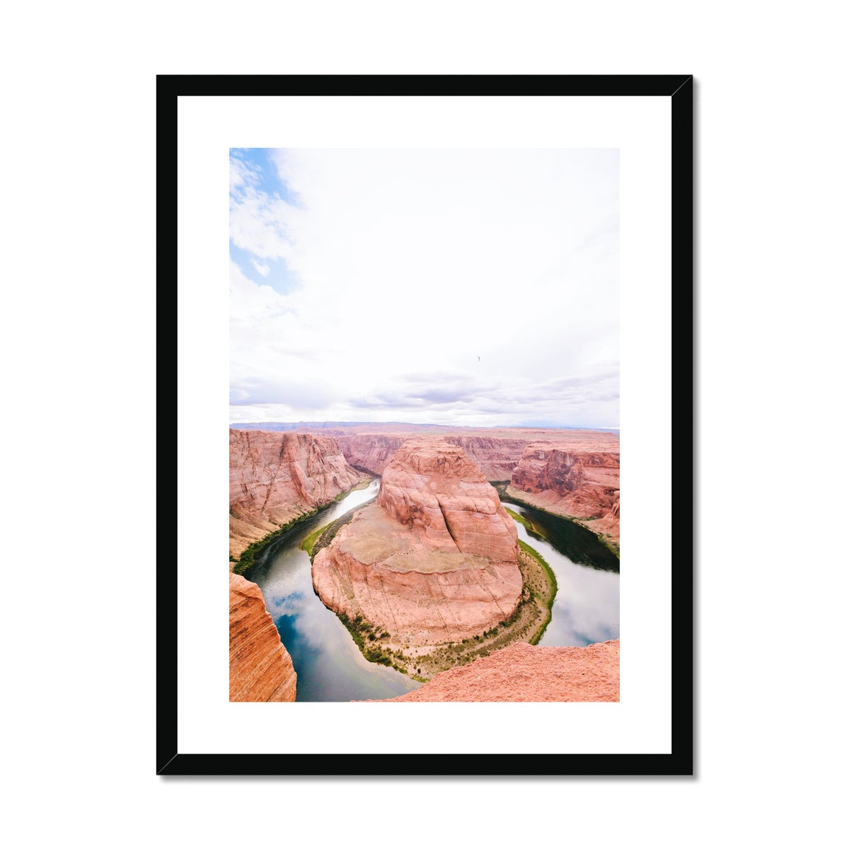 HORSESHOE BEND II Framed & Mounted Print