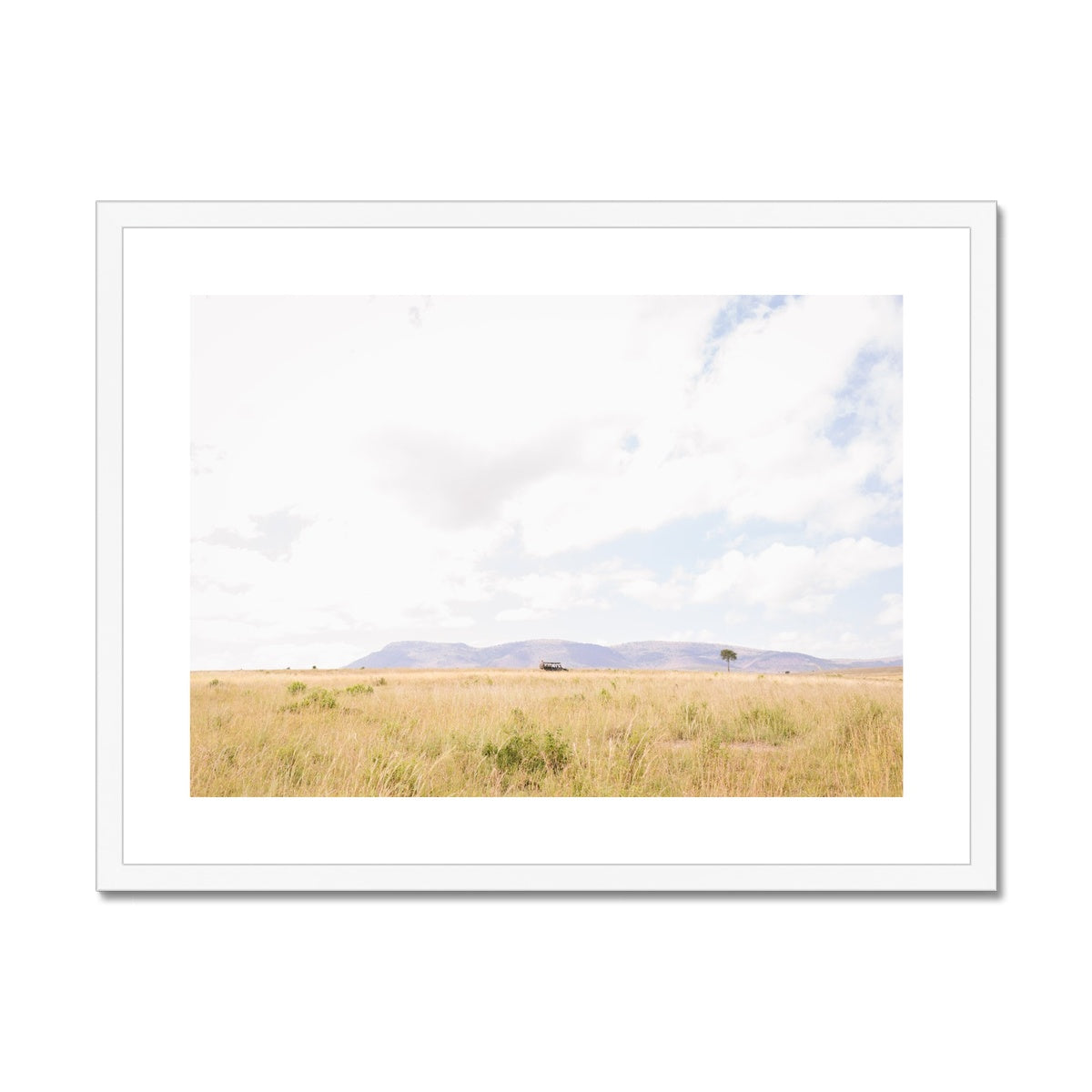 SAFARI LANDSCAPE Framed & Mounted Print