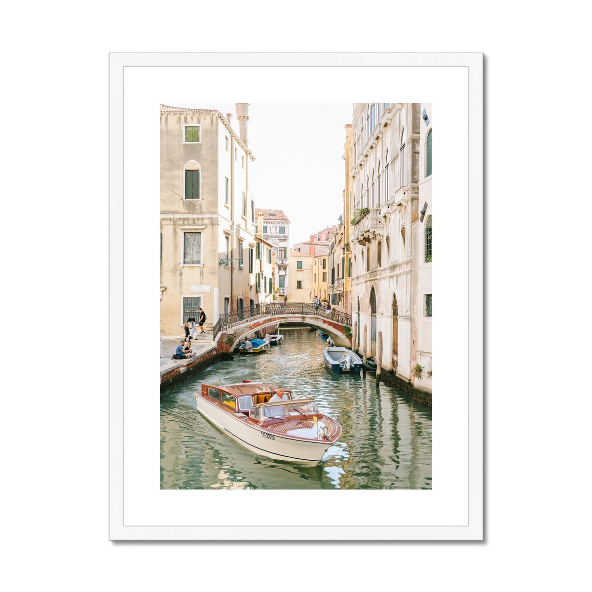 VENICE BOAT II Framed & Mounted Print