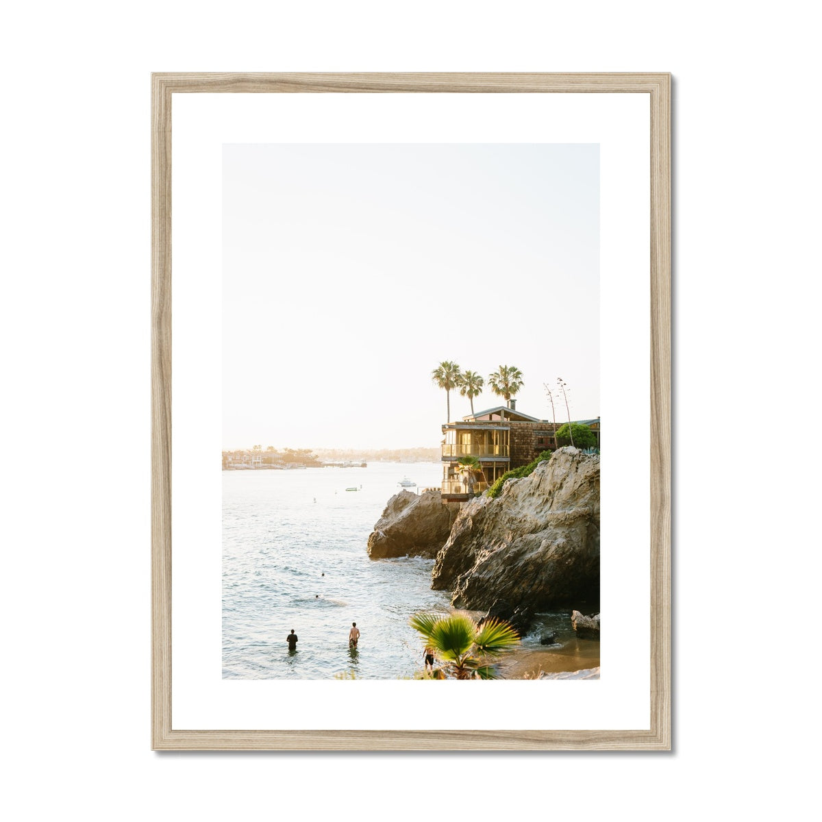 NEWPORT BEACH Framed & Mounted Print