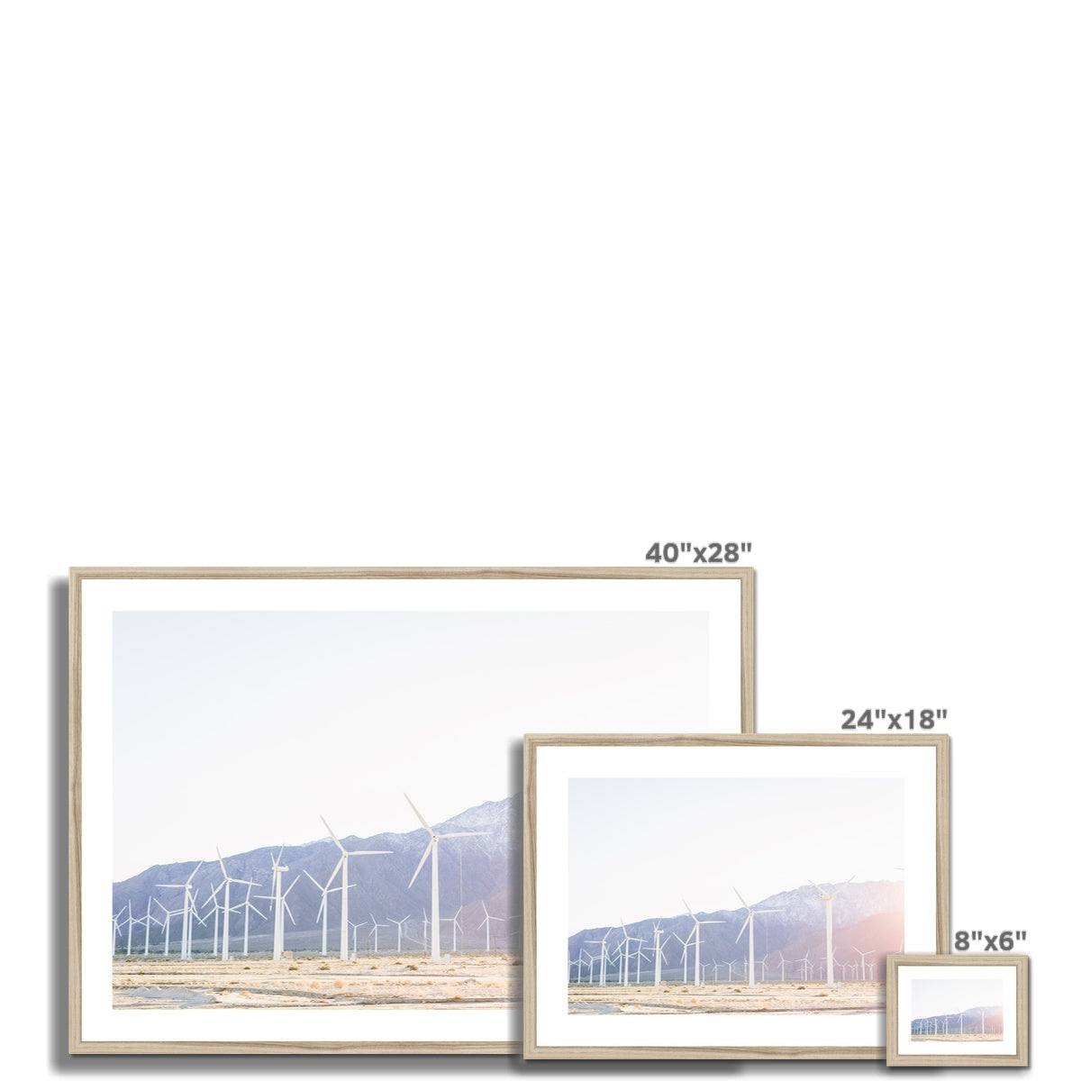 WINDMILLS Framed & Mounted Print