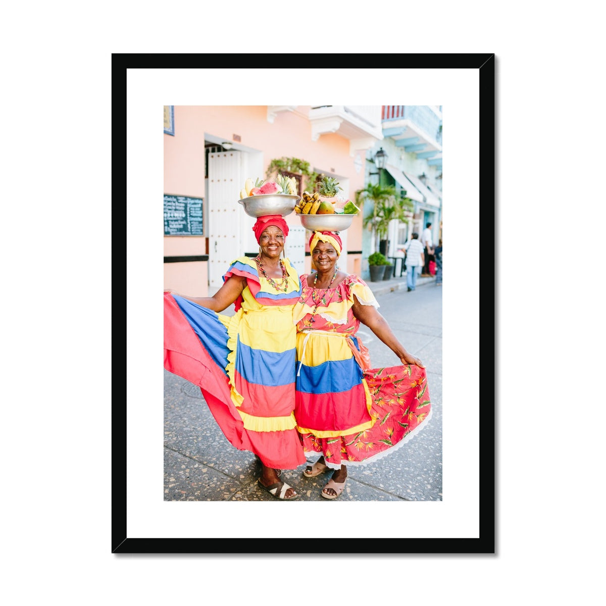 CARTAGENA FRUIT VENDOR III Framed & Mounted Print
