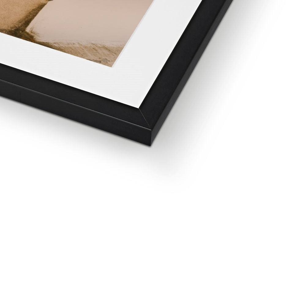 THREE BELLS SANTORINI Framed & Mounted Print