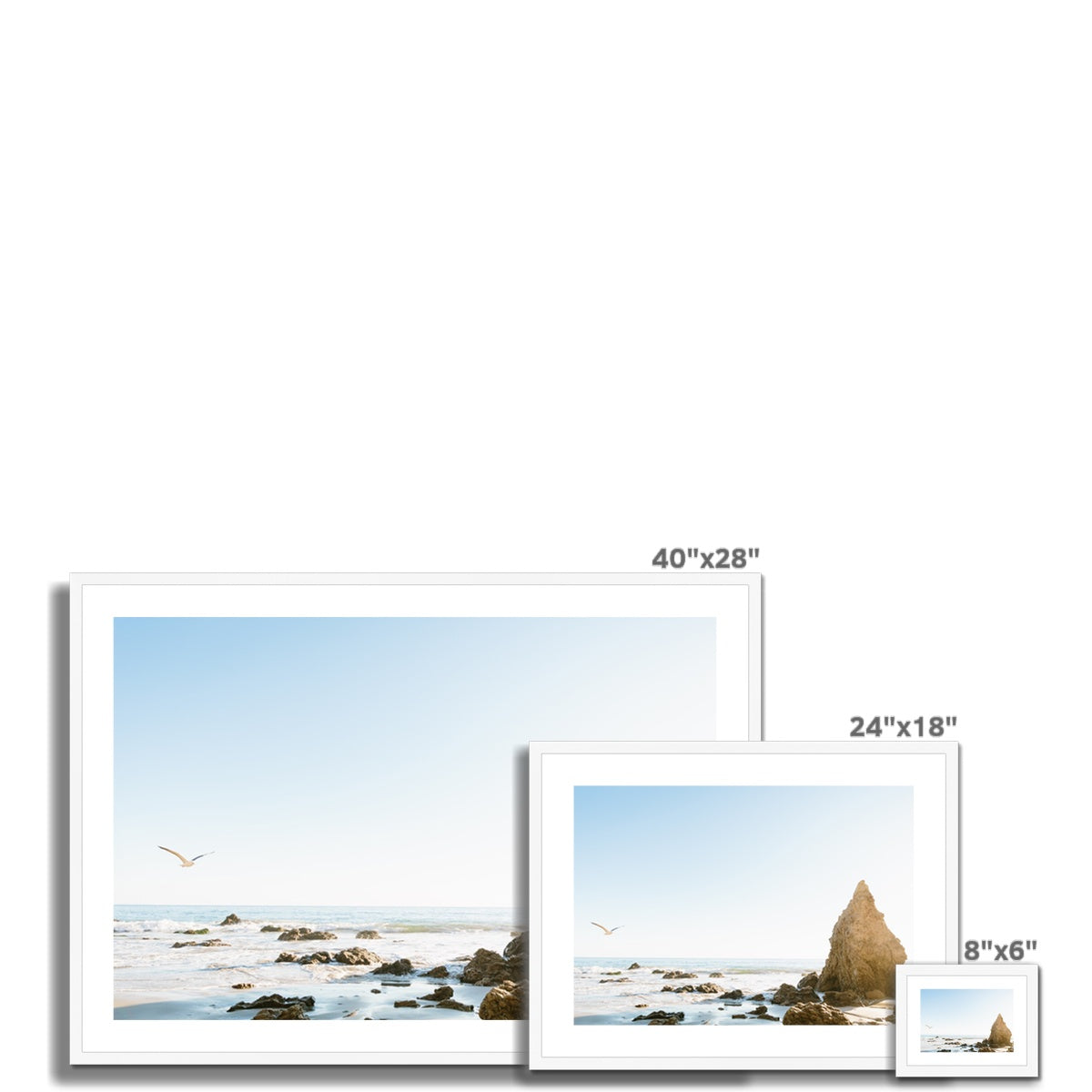 EL MATADOR BEACH Framed & Mounted Print