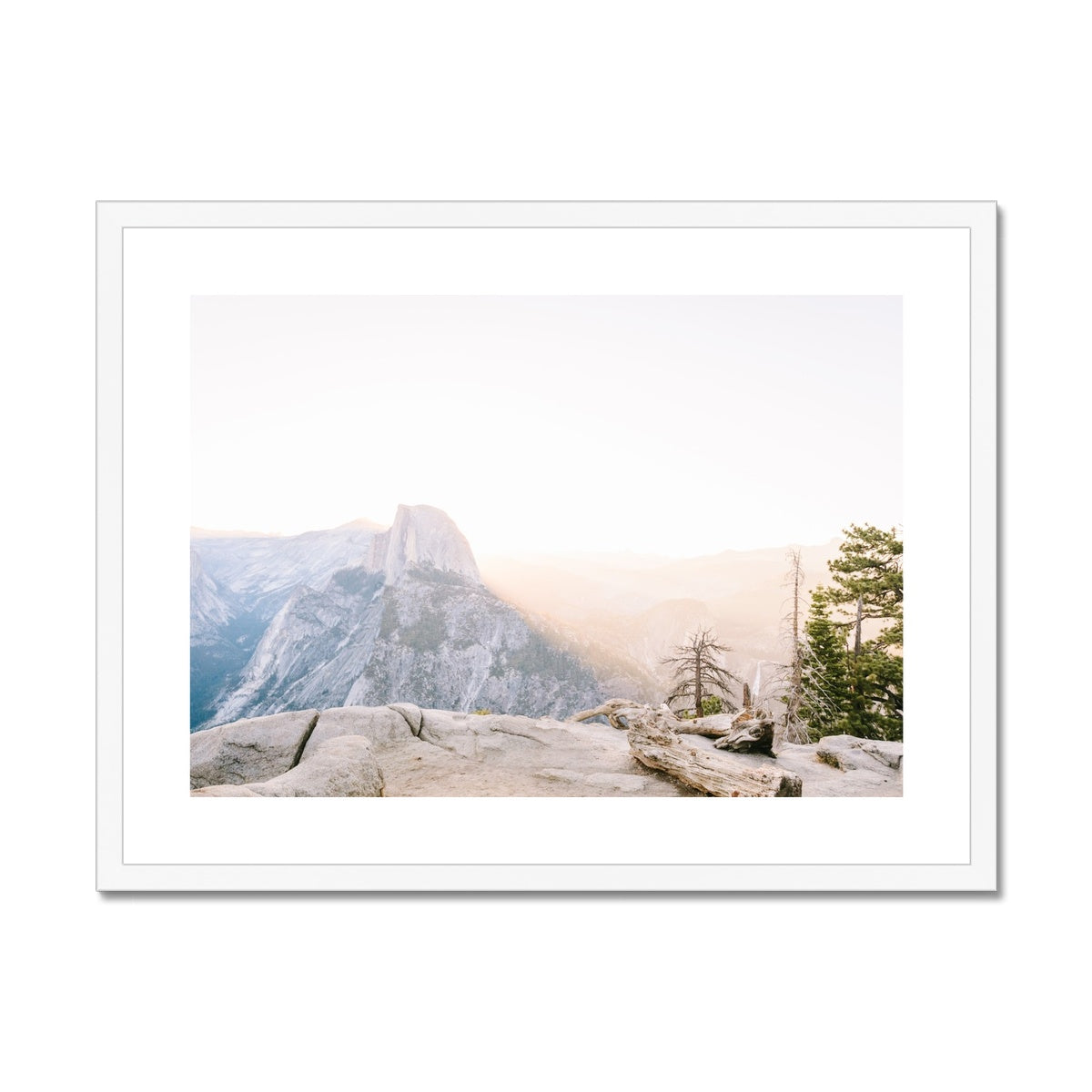 HALF DOME SUNRISE II Framed & Mounted Print