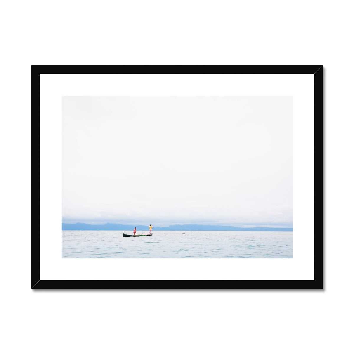 PANAMANIAN FISHERMEN Framed & Mounted Print