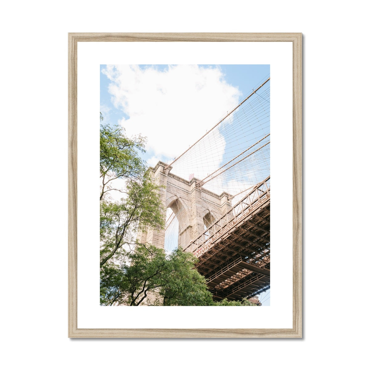 BROOKLYN BRIDGE Framed & Mounted Print
