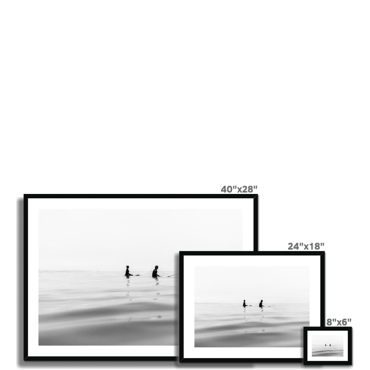 SURF II Framed & Mounted Print