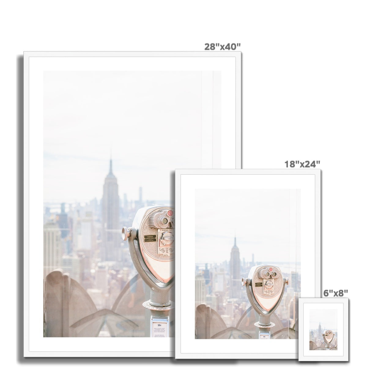 SIGHTSEEING NY Framed & Mounted Print
