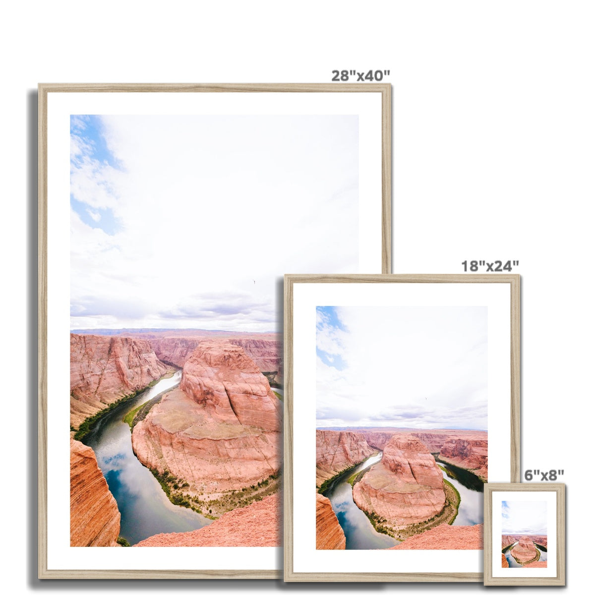 HORSESHOE BEND II Framed & Mounted Print