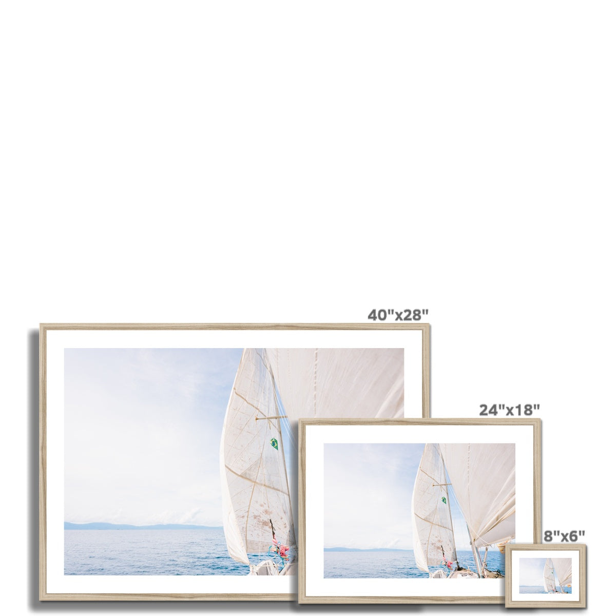 SAIL Framed & Mounted Print