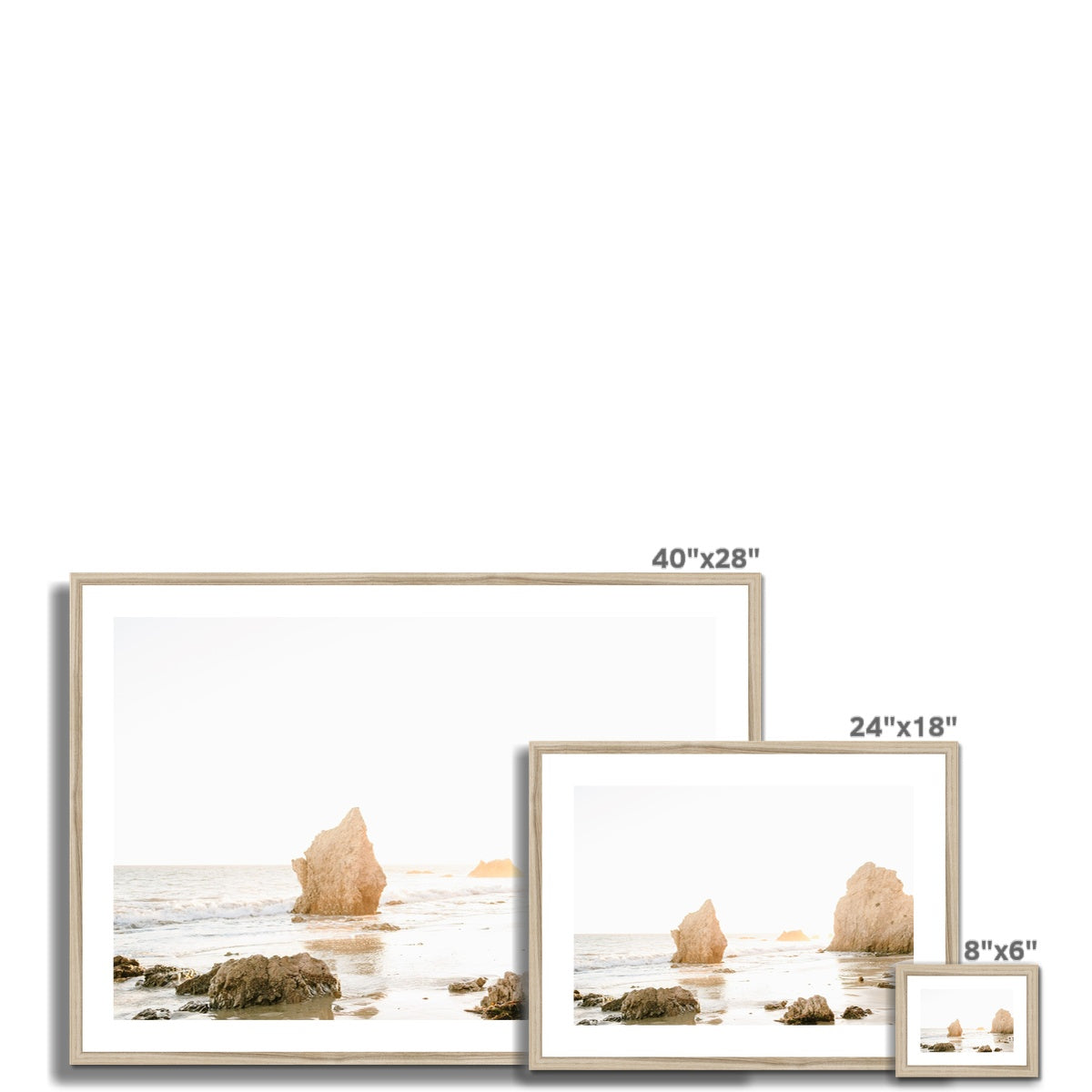 EL MATADOR BEACH IV Framed & Mounted Print