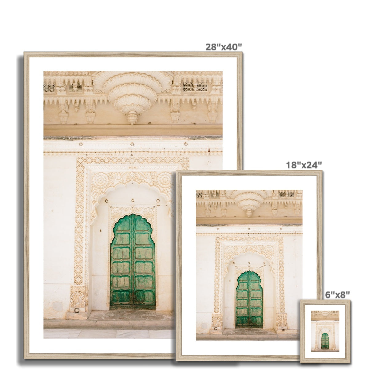 GREEN DOOR Framed & Mounted Print