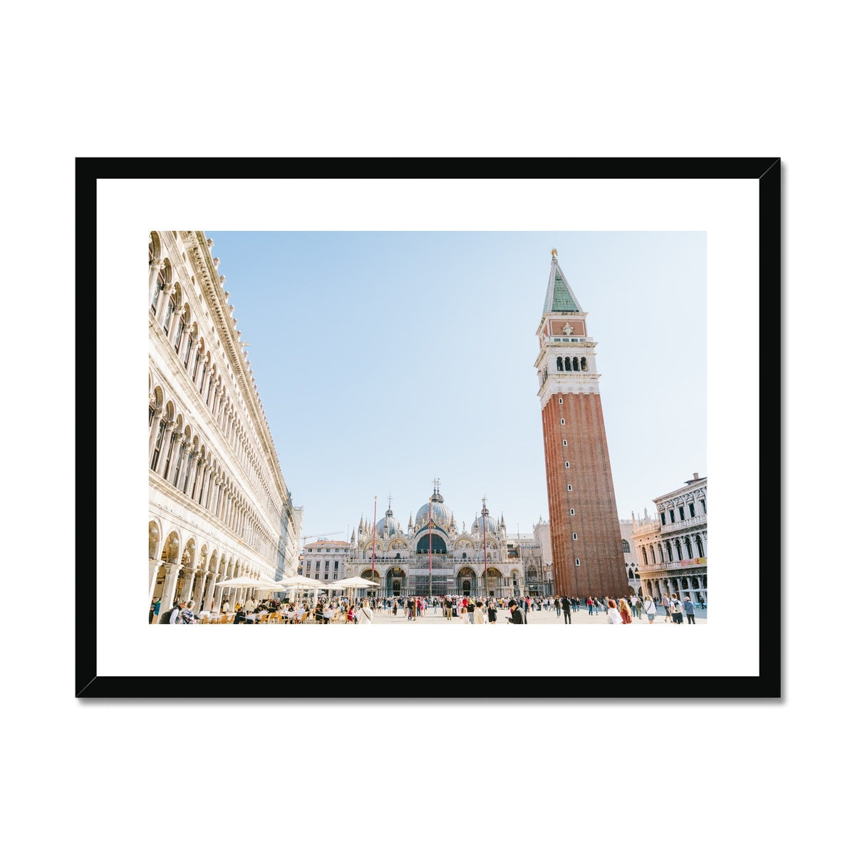 SAINT MARK'S SQUARE Framed & Mounted Print
