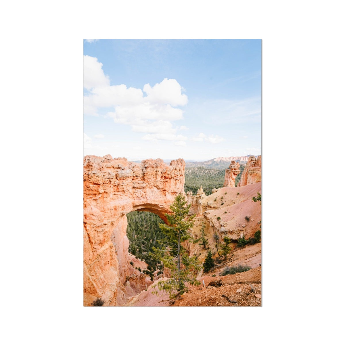 BRYCE CANYON NATURAL BRIDGE Fine Art Print