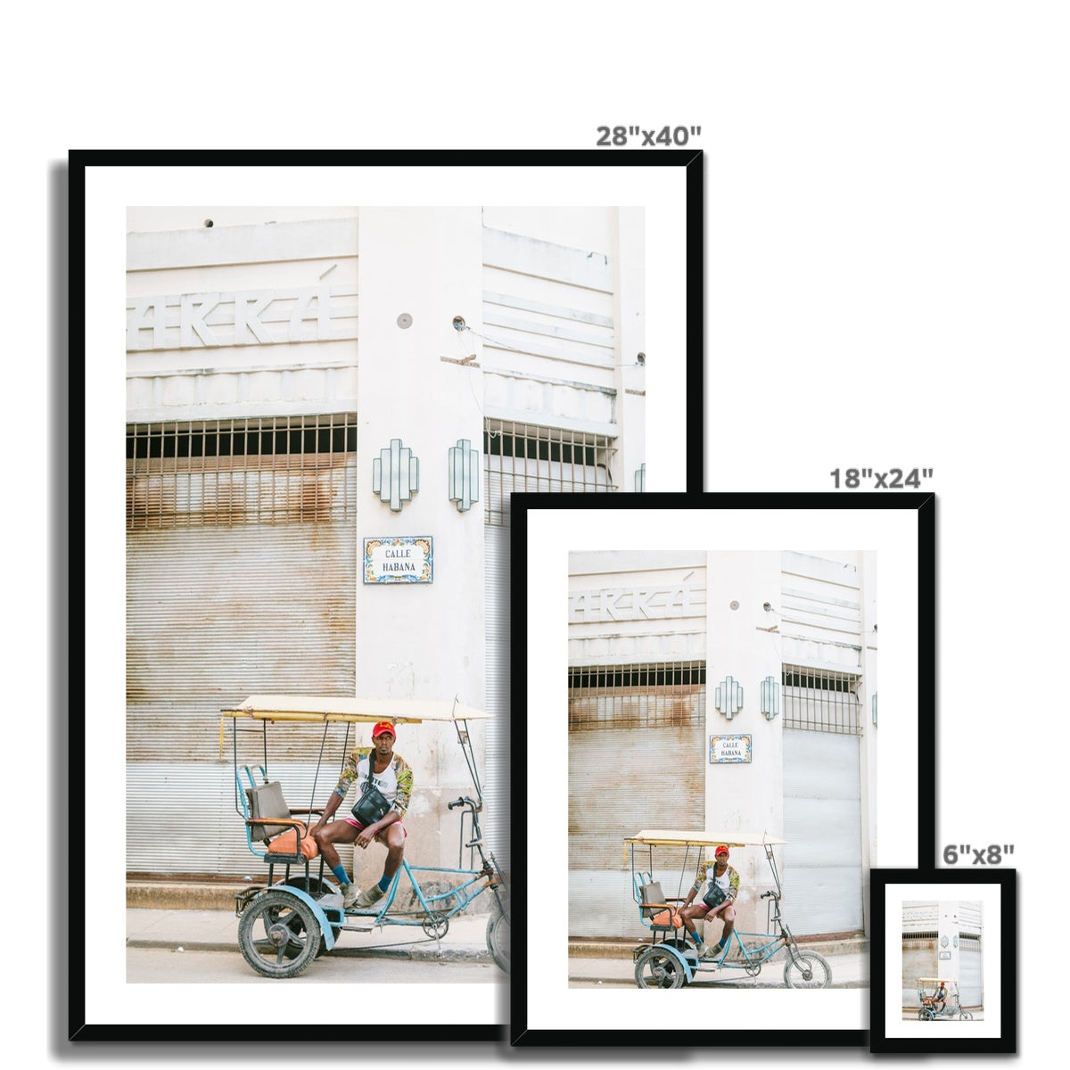 CALLE HABANA Framed & Mounted Print