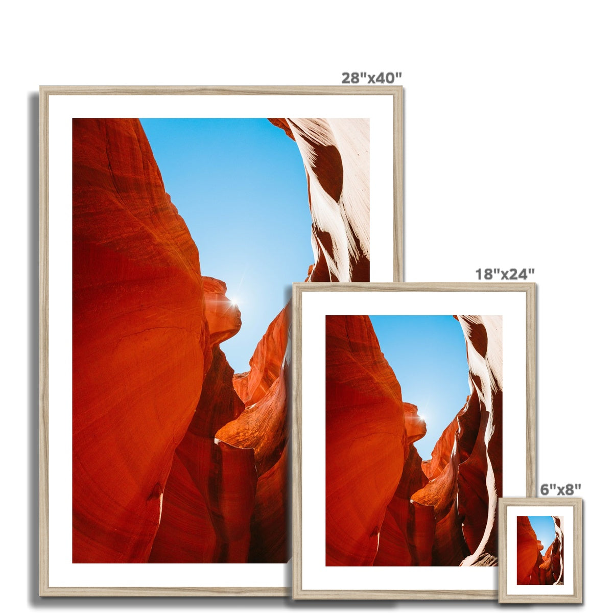 ANTELOPE CANYON II Framed & Mounted Print