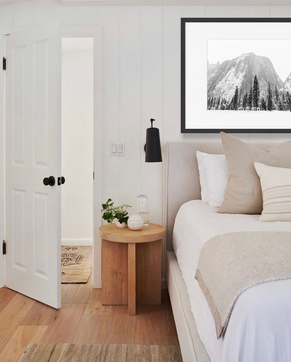YOSEMITE BW Framed & Mounted Print