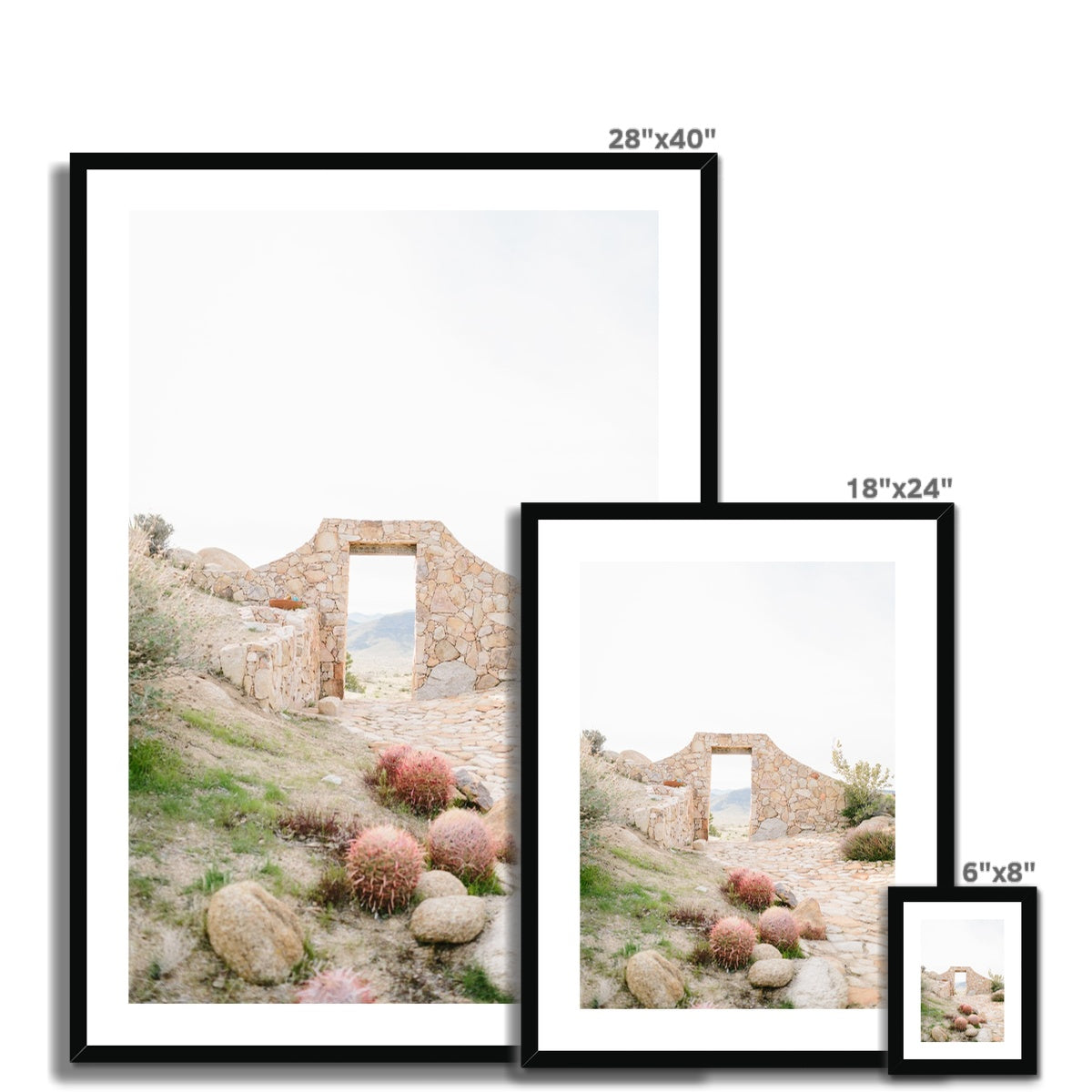 DESERT DOORWAY Framed & Mounted Print