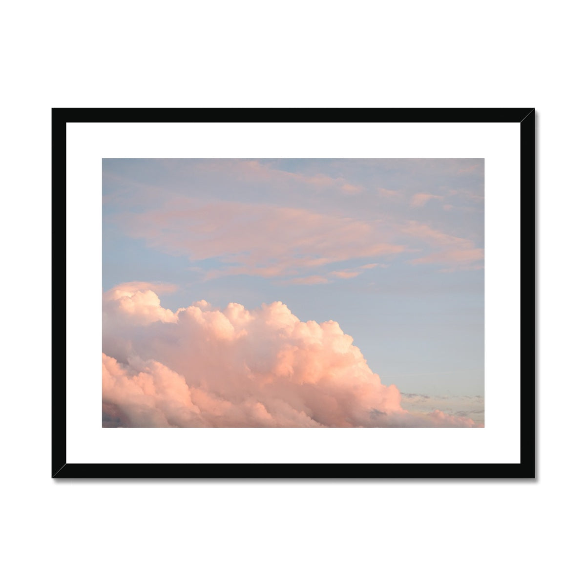 PINK CLOUDS Framed & Mounted Print