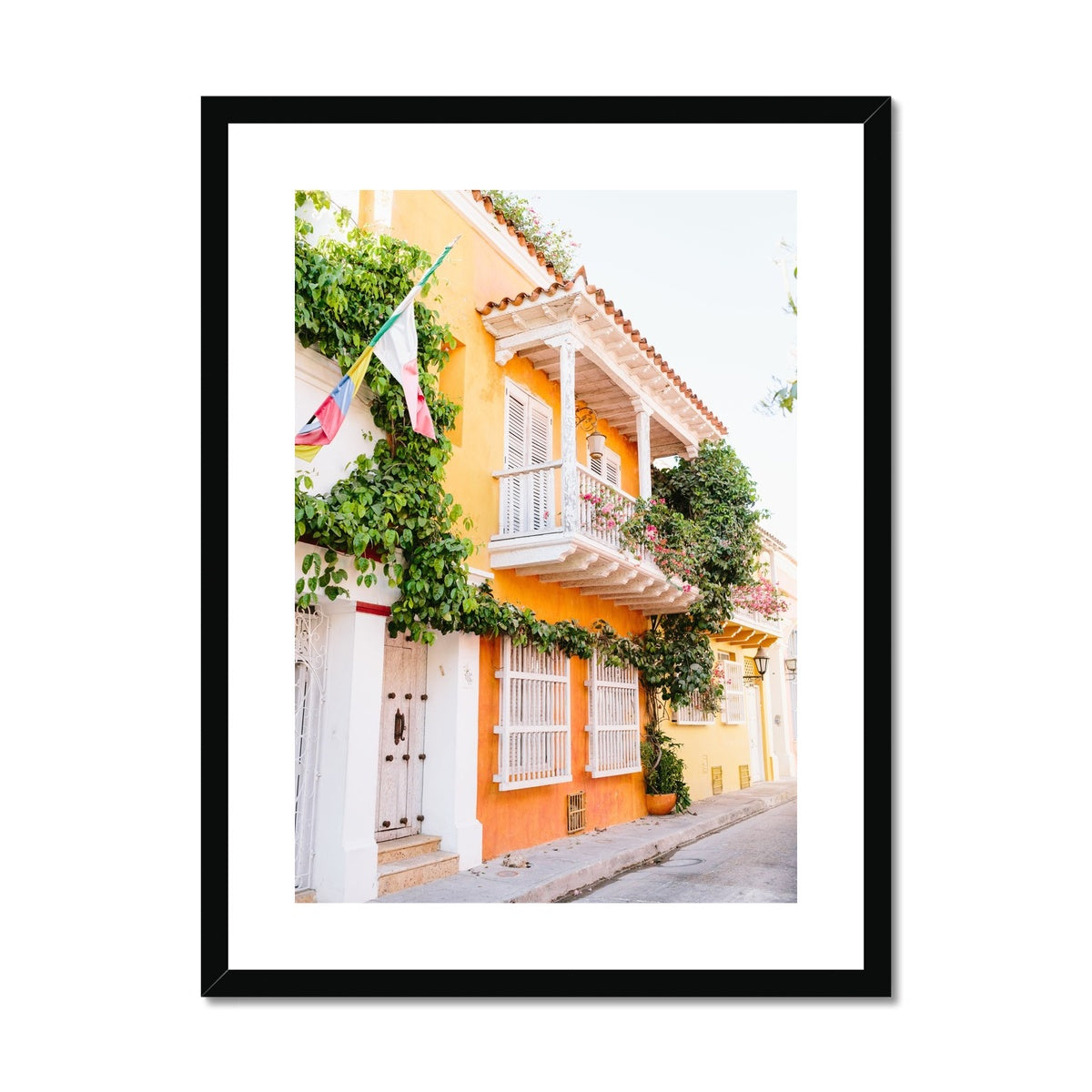 CARTAGENA BALCONY II Framed & Mounted Print