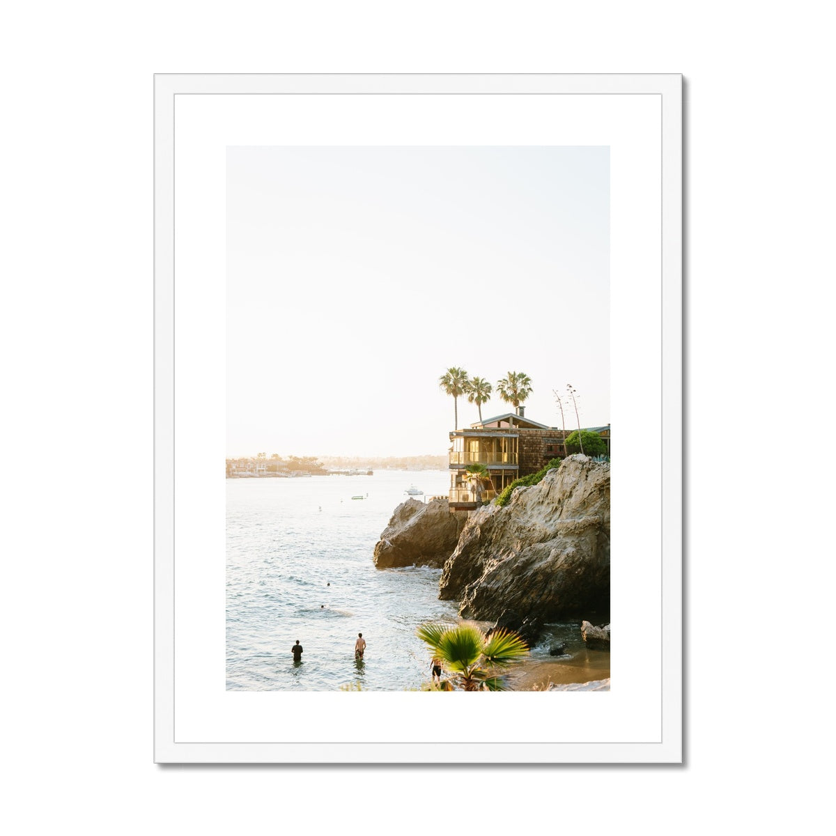 NEWPORT BEACH Framed & Mounted Print