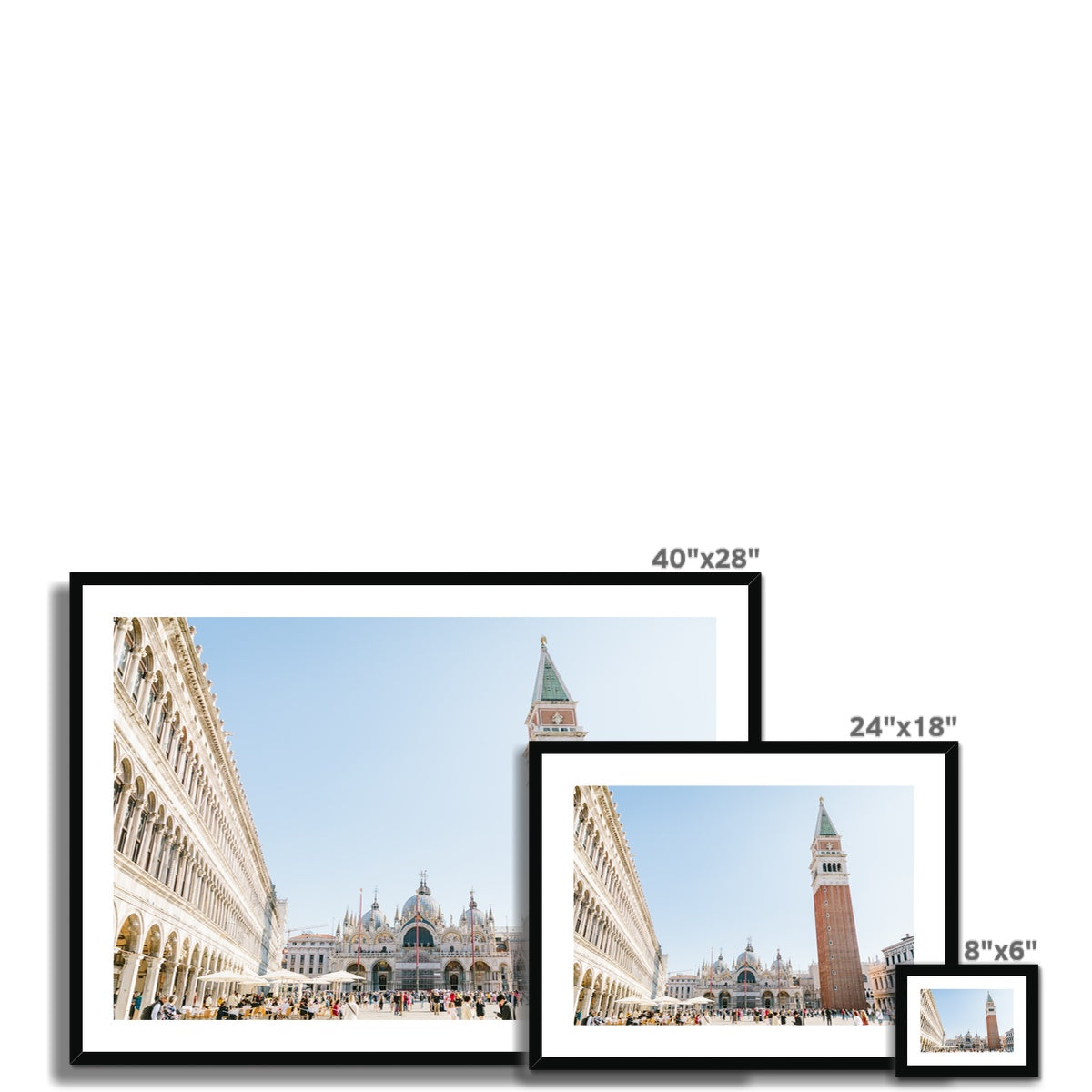 SAINT MARK'S SQUARE Framed & Mounted Print