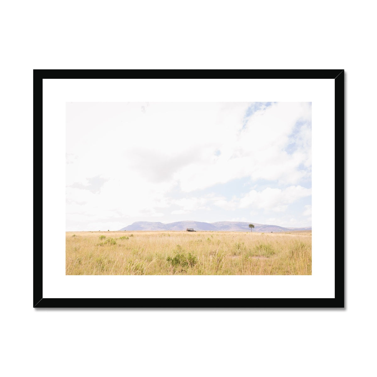 SAFARI LANDSCAPE Framed & Mounted Print