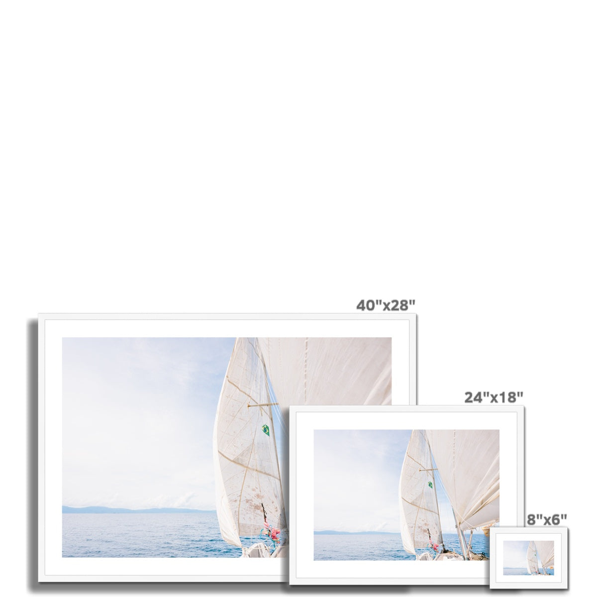 SAIL Framed & Mounted Print