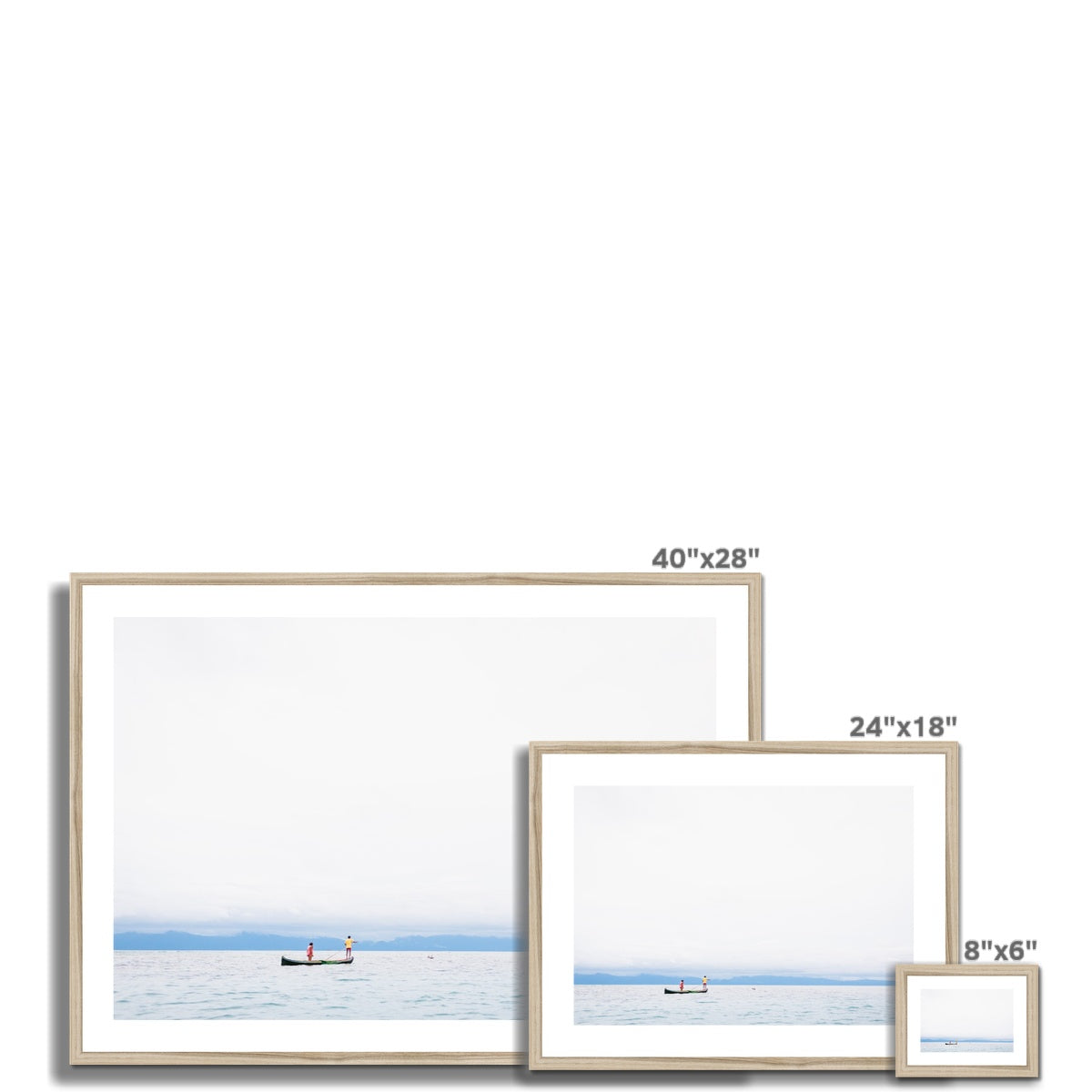 PANAMANIAN FISHERMEN Framed & Mounted Print