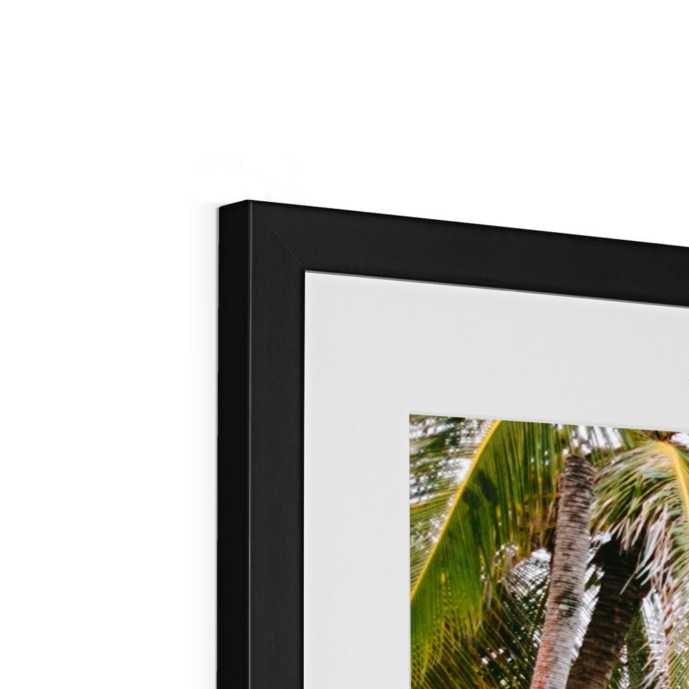 BENDING PALM Framed & Mounted Print