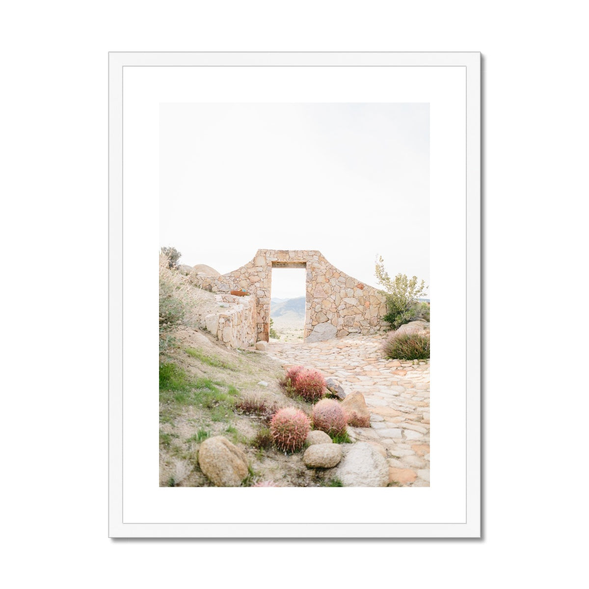 DESERT DOORWAY Framed & Mounted Print