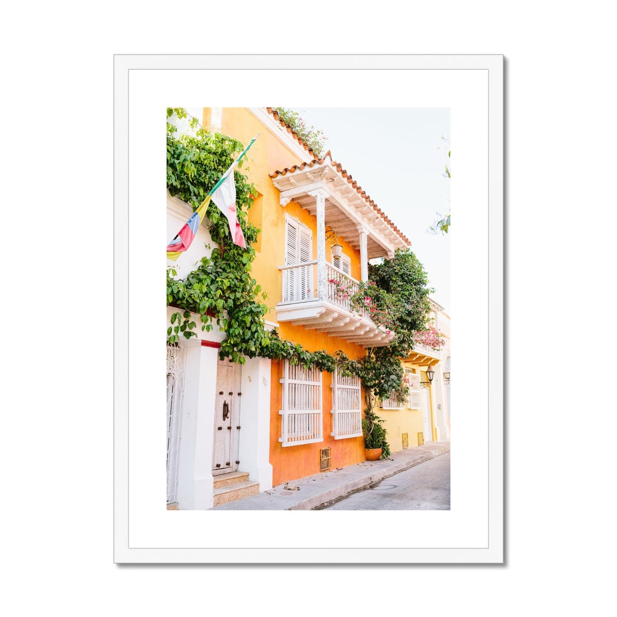 CARTAGENA BALCONY II Framed & Mounted Print