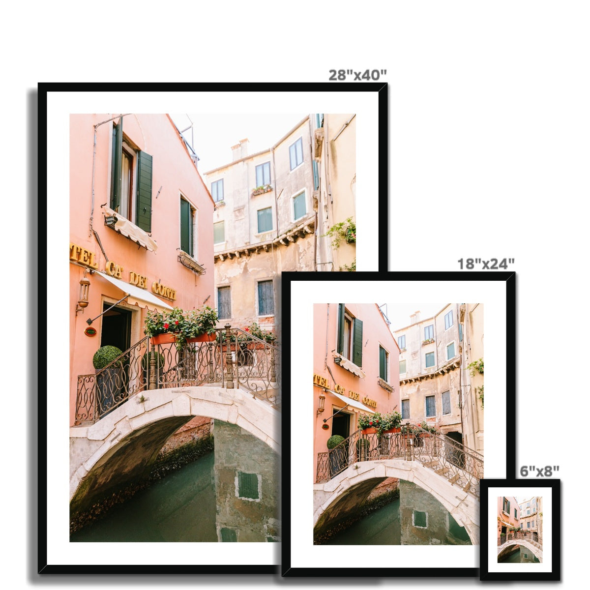 VENICE WALKWAY Framed & Mounted Print