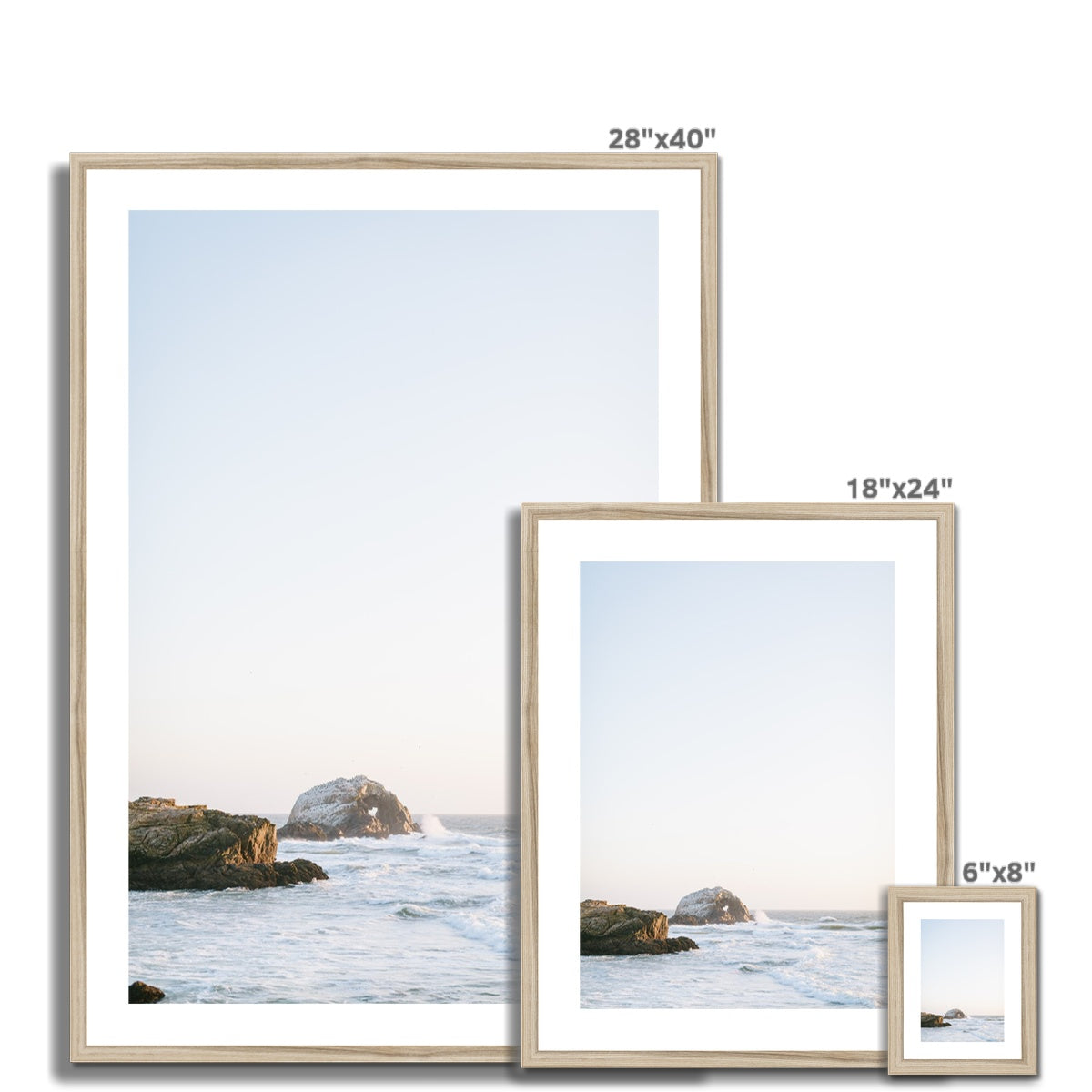 HEART ROCK Framed & Mounted Print