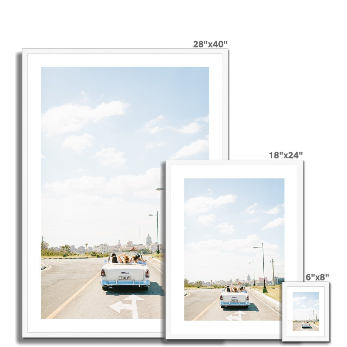 HAVANA DRIVE Framed & Mounted Print