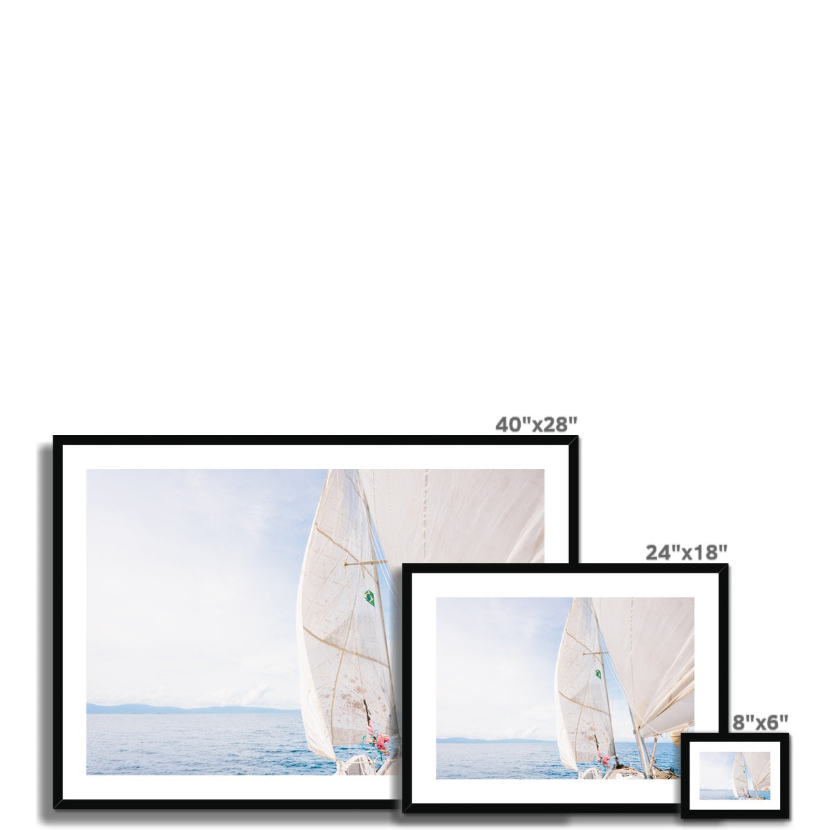 SAIL Framed & Mounted Print