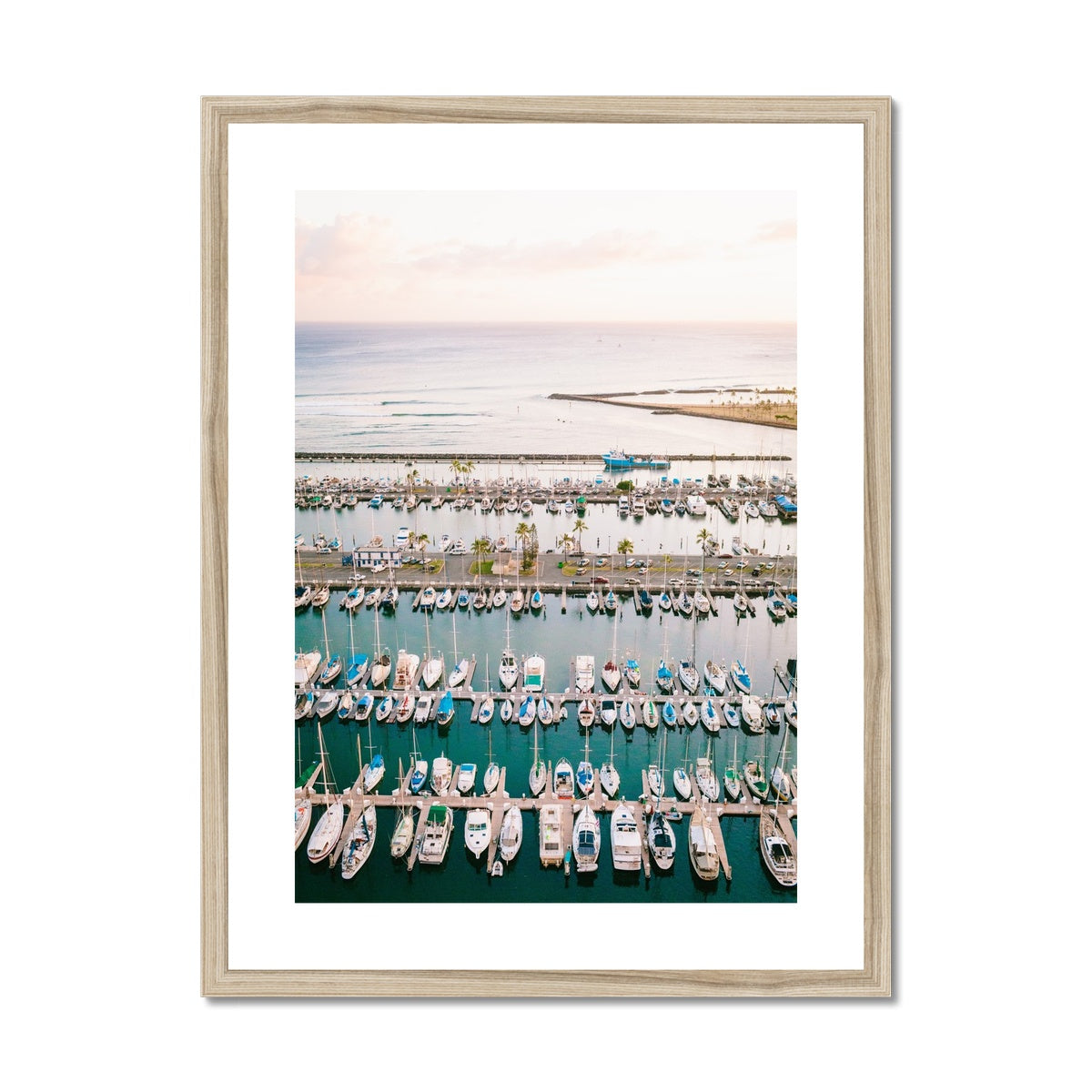 HAWAII MARINA Framed & Mounted Print
