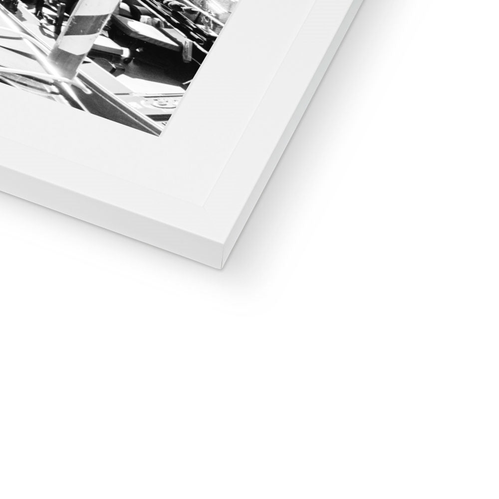 BRIDGE OF SIGHS BW Framed & Mounted Print