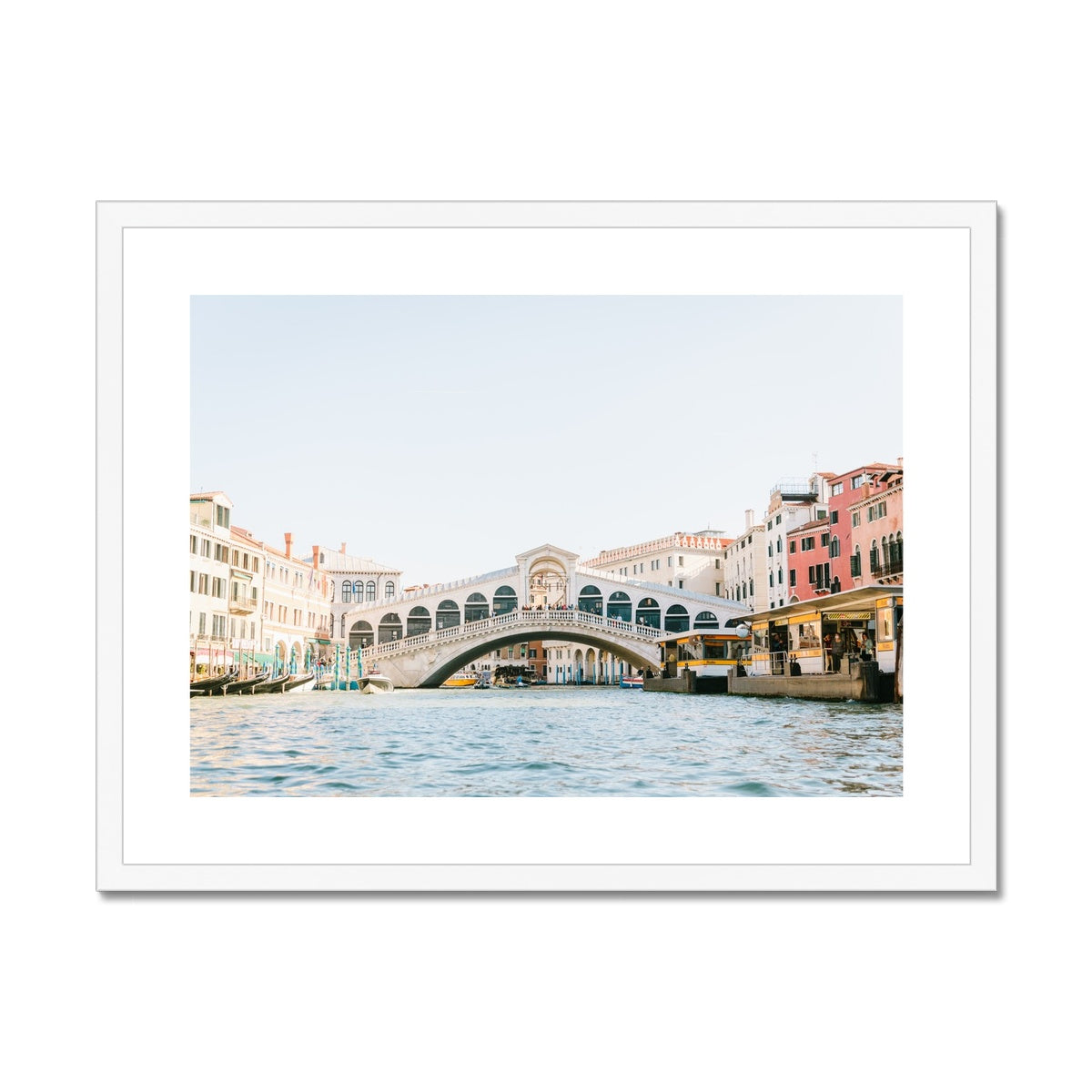 RIALTO BRIDGE Framed & Mounted Print