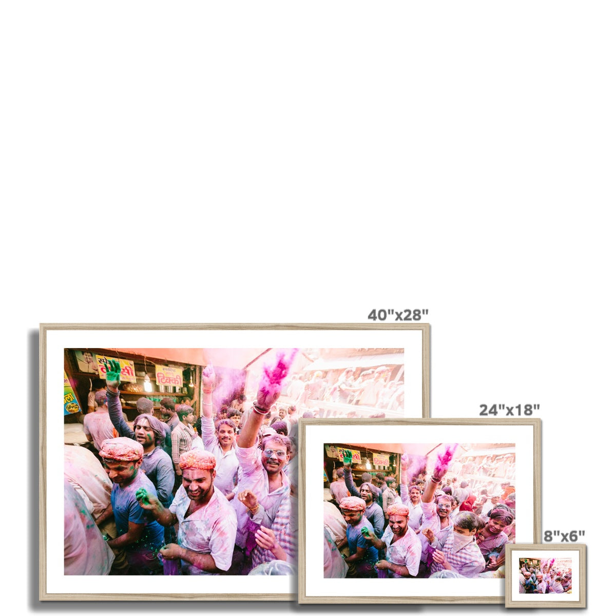 HOLI FESTIVAL II Framed & Mounted Print
